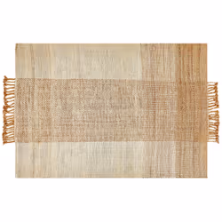 Jute Area Rug 160 x 230 cm Beige HAMZALAR