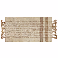 Jute Area Rug 80 x 150 cm Beige ORTAOBA