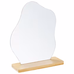 Standing Mirror LOZERE 19 cm 22 cm Light Brown