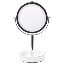 Makeup Mirror LED SAVOIE White/ Silver