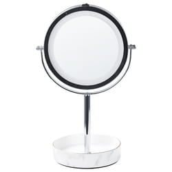Makeup Mirror LED SAVOIE White/ Silver