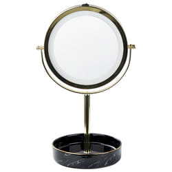 Makeup Mirror LED SAVOIE Black/ Gold