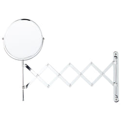 Extending Wall Makeup Mirror YVELINES 57 cm 36 cm Metal Silver