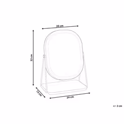 Makeup Mirror LED DORDOGNE Rose Gold