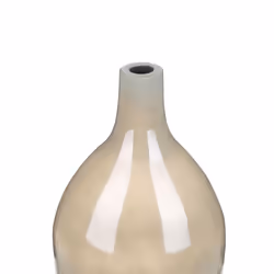 Flower Vase LEGANES Ceramic 47 cm Taupe