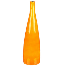 Flower Vase SABADELL Ceramic 50 cm Orange