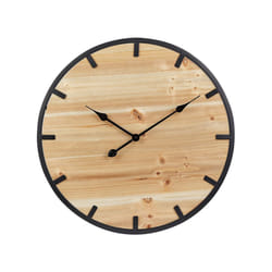 Wall Clock Ã¸ 60 cm Light Wood CABORCA