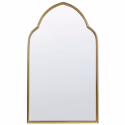 Wall Mirror ACONCHI 58 cm 104 cm Metal Gold