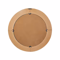 Round Wall Mirror Ã¸ 60 cm Off-White DELICIAS
