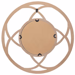 Wall Mirror IZTAPALAPA 60 cm 60 cm Light Brown