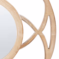 Wall Mirror IZTAPALAPA 60 cm 60 cm Light Brown - Additional view 4
