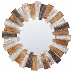 Wall Mirror ECATEPEC 66 cm 66 cm Brown