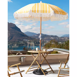 Patio Parasol 150 cm MONDELLO Yellow