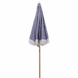 Patio Parasol 150 cm MONDELLO Black/ White