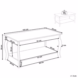 Coffee Table HARTFORD White