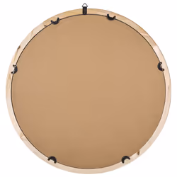 Wall Mirror MONCLOVA 60 cm 60 cm Light Brown