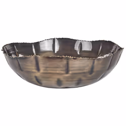 Set of 3 Decorative Bowls PINANG Metal Brass