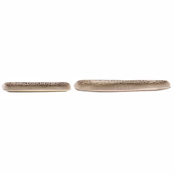 Set of 2 Trinket Dishes BRANTAS Metal Gold