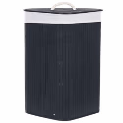 Basket MATARA Bamboo Wood Black
