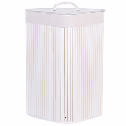 Basket MATARA Bamboo Wood White