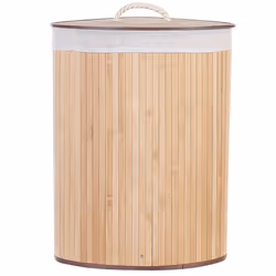 Basket MATARA Bamboo Wood Light Brown