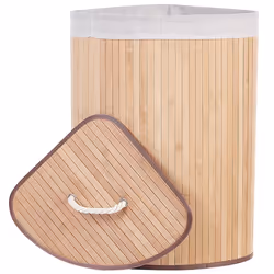 Basket MATARA Bamboo Wood Light Brown