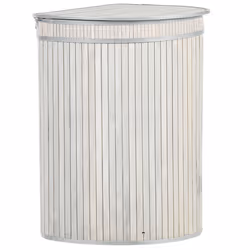 Basket BADULLA Bamboo Wood Grey