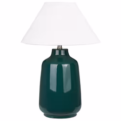 Table Lamp CARETA Ceramic Dark Green