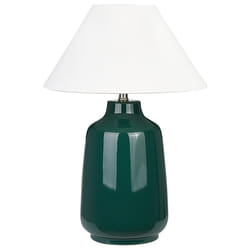 Table Lamp CARETA Ceramic Dark Green