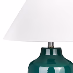 Table Lamp CARETA Ceramic Dark Green