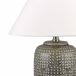 Table Lamp MUSSEL Ceramic Grey