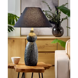Table Lamp MATINA Ceramic Black