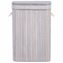 Basket KALUTARA Bamboo Wood Grey