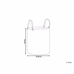 Cotton Basket White and Black ICHKA