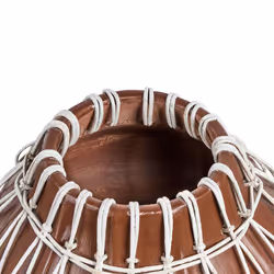 Decorative Vase KLUET Ceramic 22 cm Brown