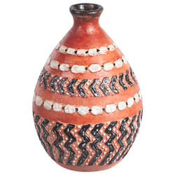 Decorative Vase KUMU Ceramic 36 cm Brown