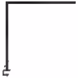 LED Clamp-On Desk Lamp VOLANS with Dimmer Metal Black
