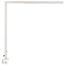 LED Clamp-On Desk Lamp VOLANS with Dimmer Metal Silver