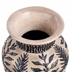 Decorative Vase SIAK Ceramic 40 cm Brown