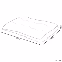 Pet Bed ERGANI Velvet Beige