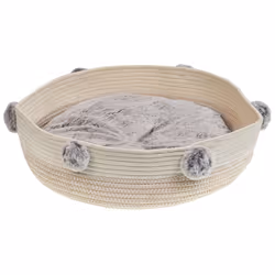 Pet Bed ORTACA Cotton Light Beige