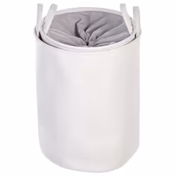 Set of 2 Baskets ARCHA Cotton White
