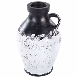 Decorative Vase MASSALIA Ceramic 33 cm White