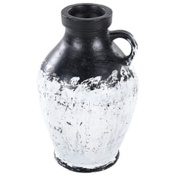 Decorative Vase MASSALIA Ceramic 33 cm White
