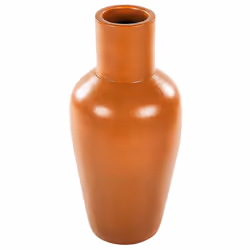 Decorative Vase KARFI Ceramic 37 cm Orange