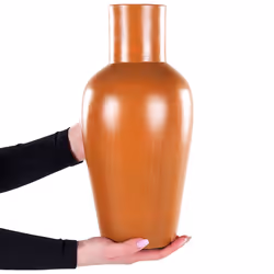 Decorative Vase KARFI Ceramic 37 cm Orange