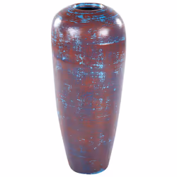 Decorative Vase DOJRAN Ceramic 59 cm Brown