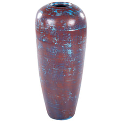 Decorative Vase DOJRAN Ceramic 59 cm Brown