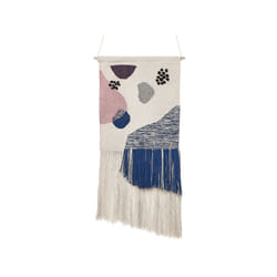 Cotton Wall Hanging with Tassels Multicolour KASUR