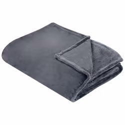 Blanket 200 x 220 cm Grey BAYBURT